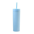 Macaron Straw Water Bottle Bridesmaid Beach Cup