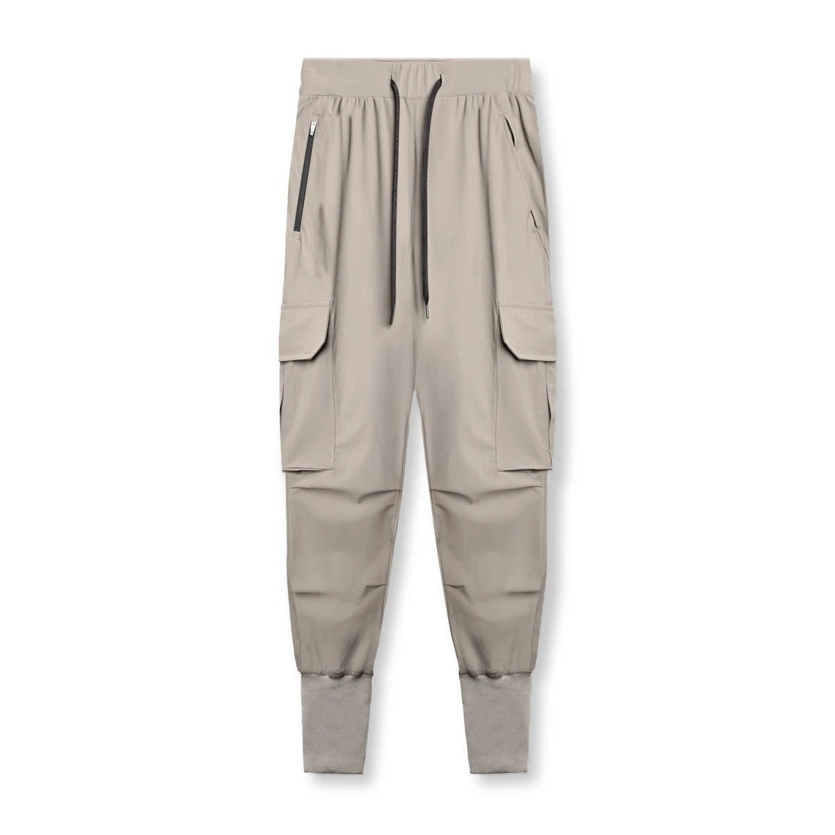 Men's Loose Thin Ice Silk Ankle-tied Trousers